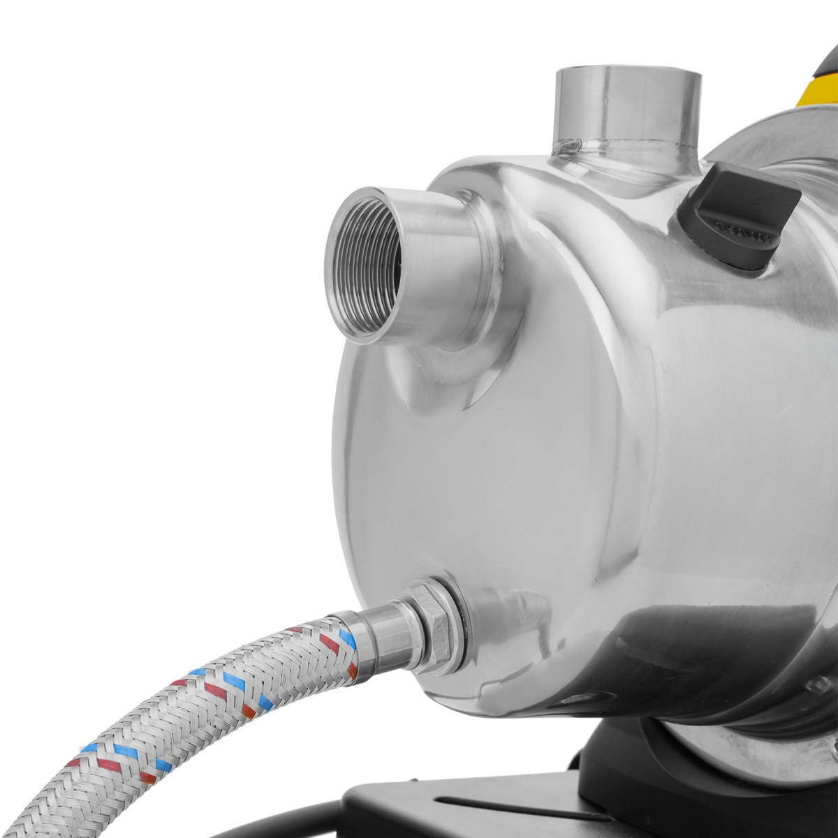 картинка Насосная станция WPS1200-24S, 1200 Вт, напор 45 м, 5000 л/ч, ресивер 24 л, нержавейка Denzel
