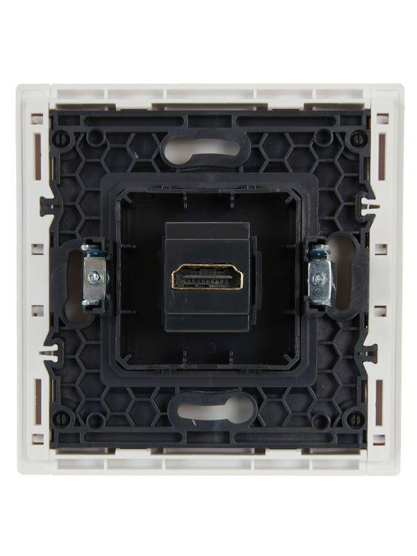 картинка Розетка HDMI FORTE&PIANO FP240 бел. IEK FP-H10-K01