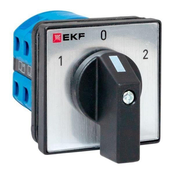 Переключатель кулачковый ПК-1-42 2п 25А "1-0-2" IP65 EKF pk-1-42-25-65