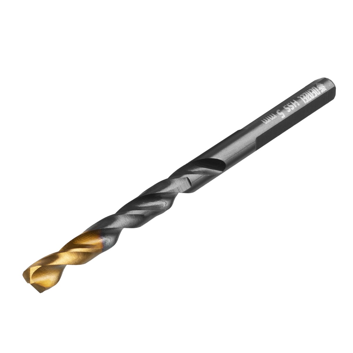 картинка Сверло по металлу, 5 мм, HSS-Tin, Golden Tip, 10 шт. Denzel