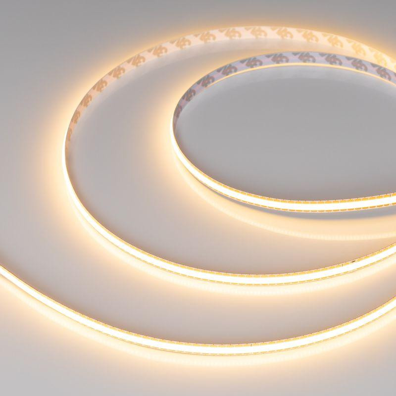 Лента светодиодная COB-X544-8mm 24В Warm 2700К 11Вт/м IP20 FreeCut свободная резка (уп.5м) Arlight 043413(1)