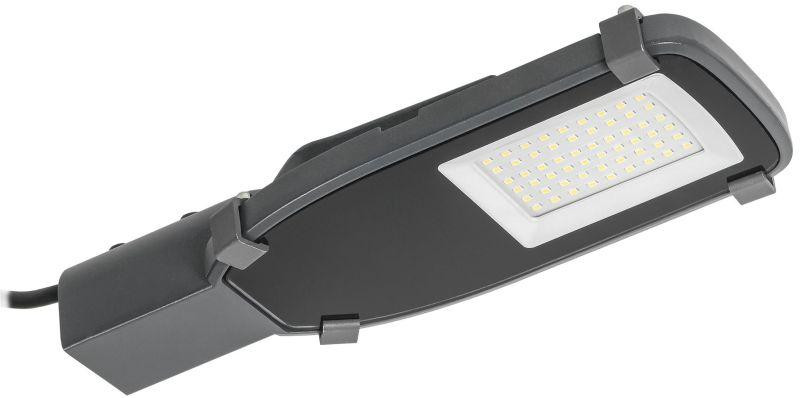 картинка Светильник светодиодный ДКУ 1002-30Д 5000К IP65 уличный консольный сер. IEK LDKU0-1002-030-5000-K03