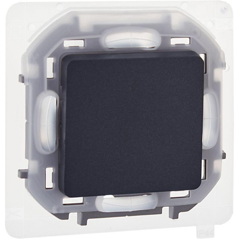 Переключатель 1-кл. Inspiria 10А IP44 250В 10AX механизм антрацит IEK 673673