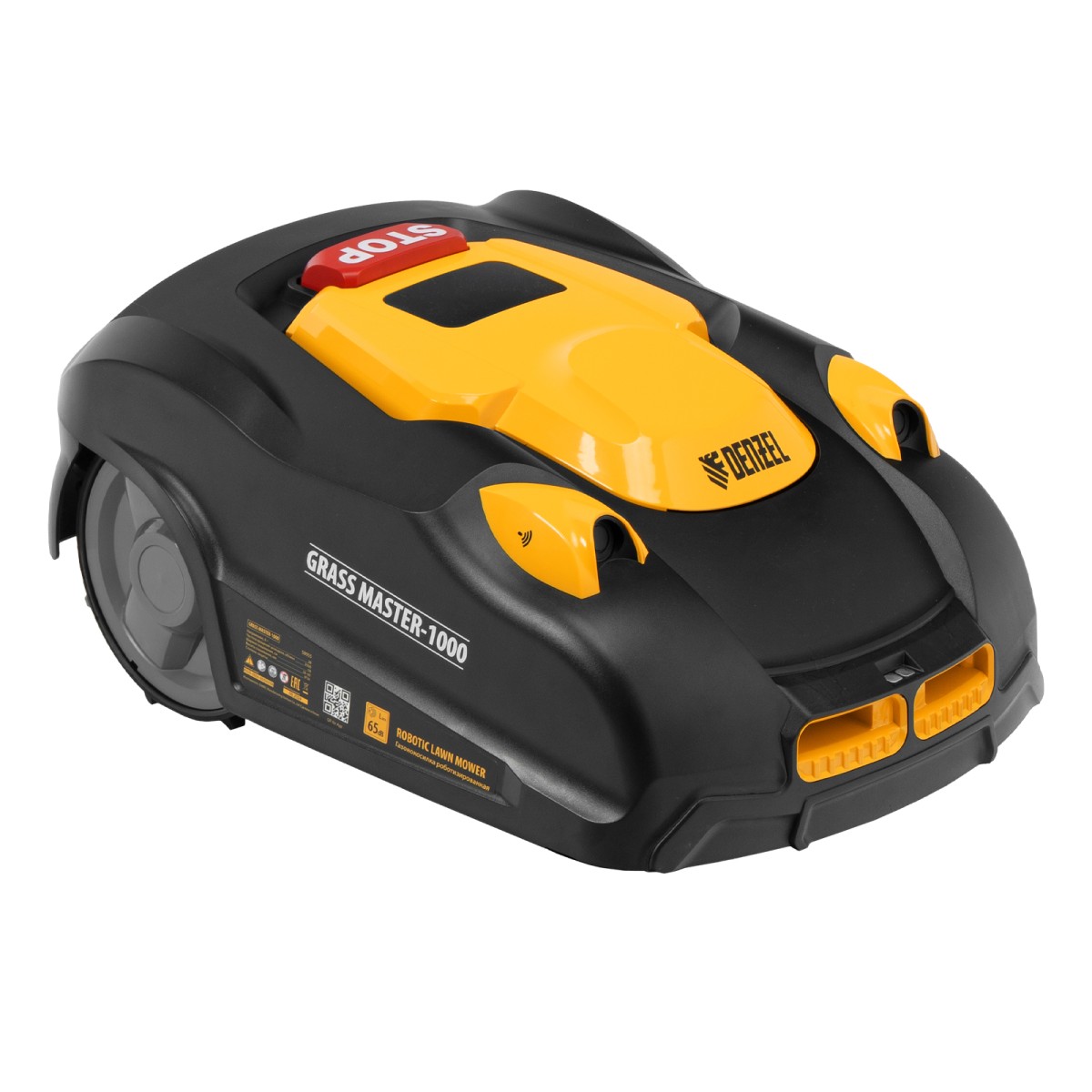 картинка Робот-газонокосилка Grass Master 1000 1000м², 3Ач, 28V, LCD дисплей, Denzel