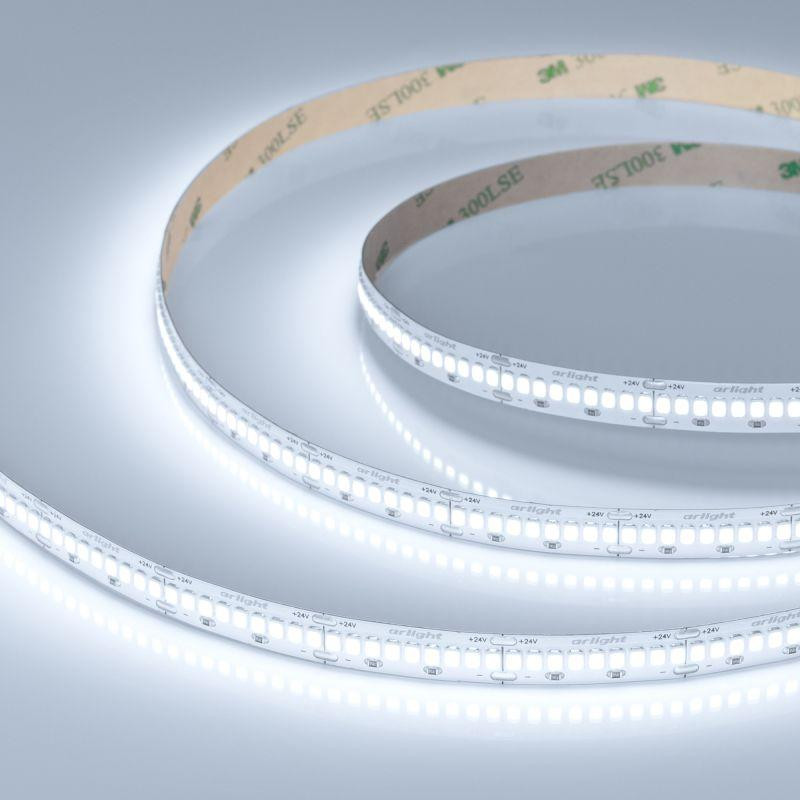 Лента светодиодная ULTRA-A288-10mm 24V White 6000К 17Вт/м IP20 высок. эффект. 200лм/Вт (уп.5м) Arlight 054928