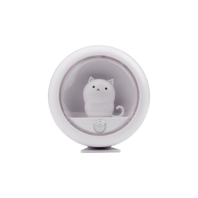 Светильник светодиодный TS8-CAT-SENS 1Вт 6500К IP22 ночник аккумулятор 400мА.ч датчик движения магнитное крепление с клеевым слоем JazzWay 5062016