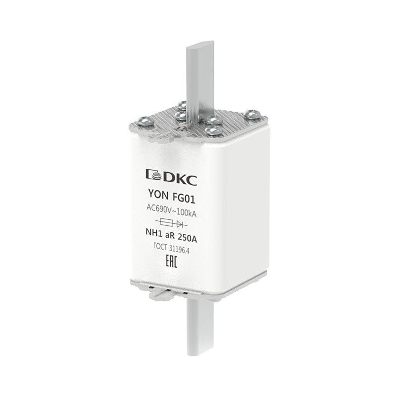 Предохранитель YON ножевого типа FG1 250А 690В хар-ка aR DKC 1FG01-0250-690V-AR
