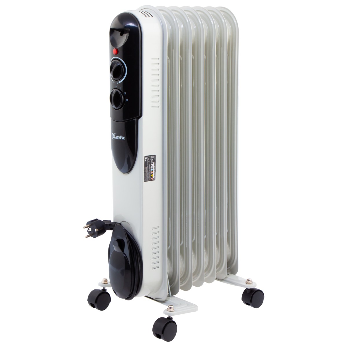 Масляный обогреватель MTX OCH-1500, 230 В, 1500 Вт MTX