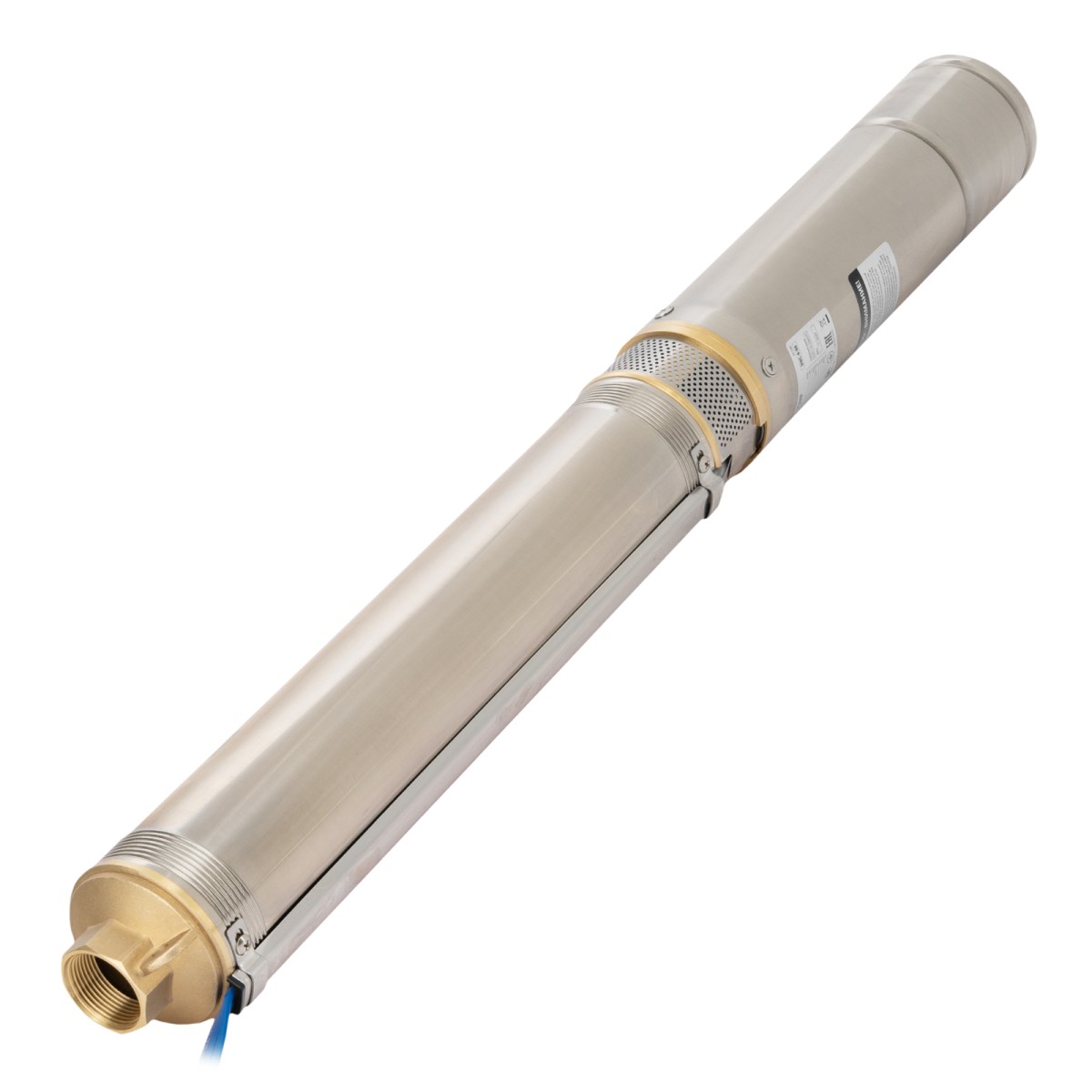 картинка Скважинный насос DWC-4-80, центробежный, диаметр 4", 1500 Вт, 5700 л/ч, напор 80 м Denzel