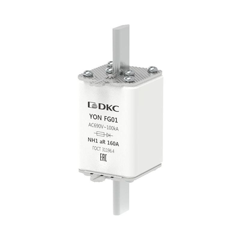 Предохранитель YON ножевого типа FG1 160А 690В хар-ка aR DKC 1FG01-0160-690V-AR