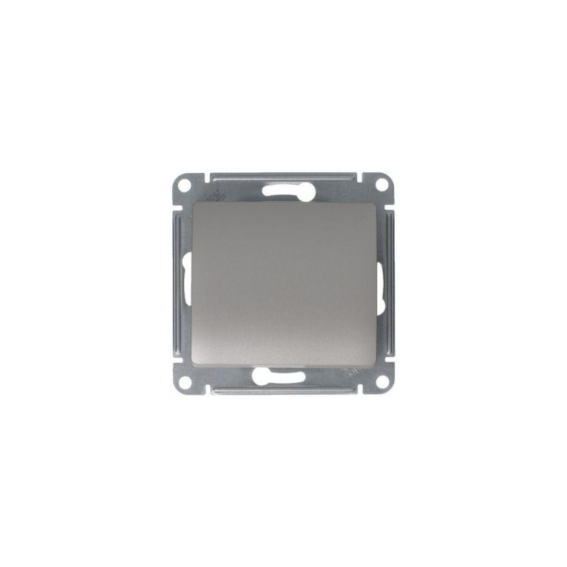 картинка Выключатель 1-кл. СП Glossa 10А IP20 (сх. 1) 10AX механизм платина SE GSL001211