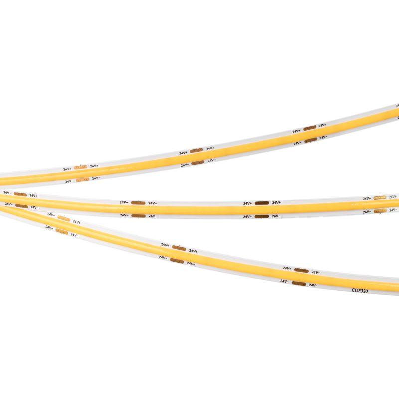 Лента светодиодная COB-X320-8mm 24V White 6000К 8Вт/м IP20 (уп.5м) Arlight 039020(1)