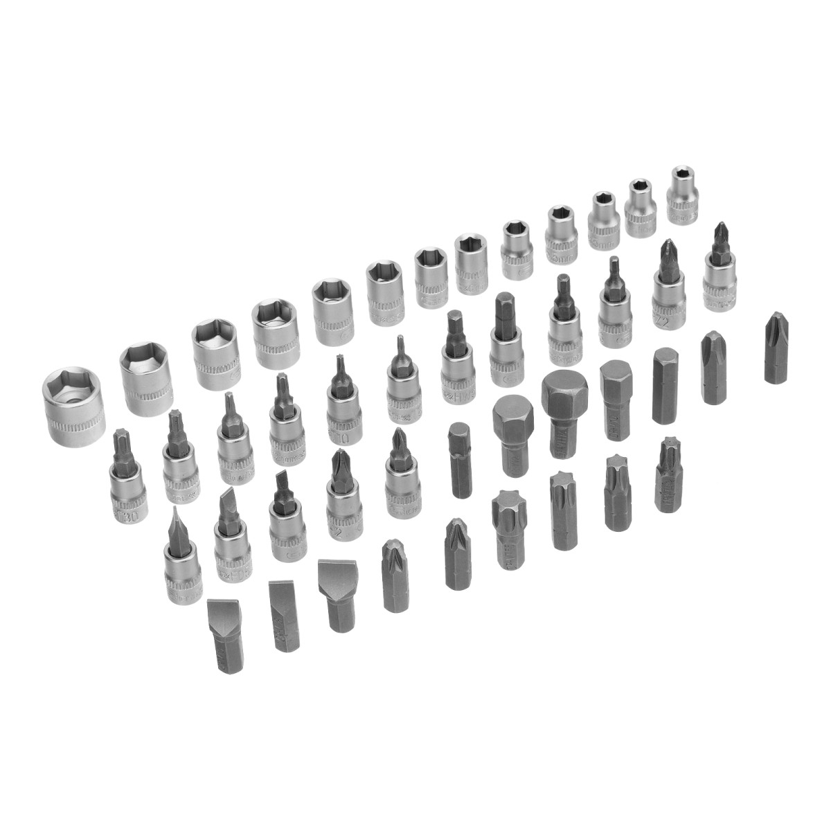 картинка Набор инструментов, 1/2", 1/4", пластиковый кейс, 94 предмета// Сибртех