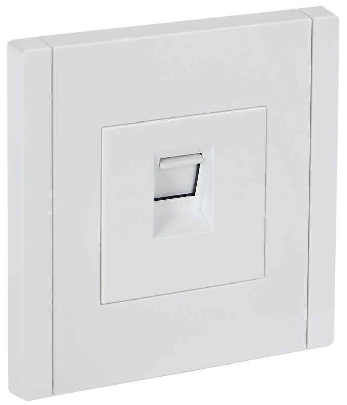 картинка Розетка компьютерная RJ45 кат.5E FORTE&PIANO FP232 бел. IEK FP-K10-1-K01