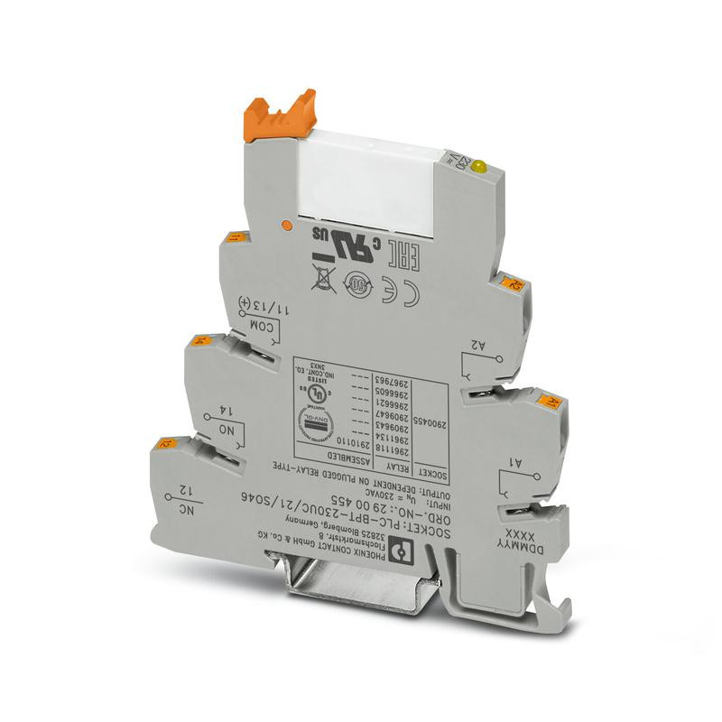 Модуль релейный реле в наборе: база реле PLC-BPT-230UC/21/SO46+вставное реле HF41F/60-ZST/60103001 (РПВМ-1-60D-1 СТЭЗ 0-2910110