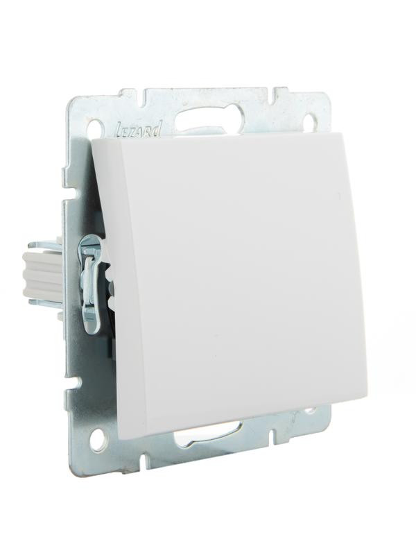 картинка Выключатель 1-кл. СП Rain IP20 механизм бел. LEZARD 703-0288-100