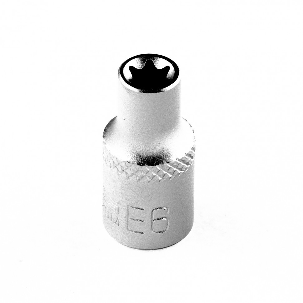 картинка Головка торцевая 1/4, Е6, CrV Stels