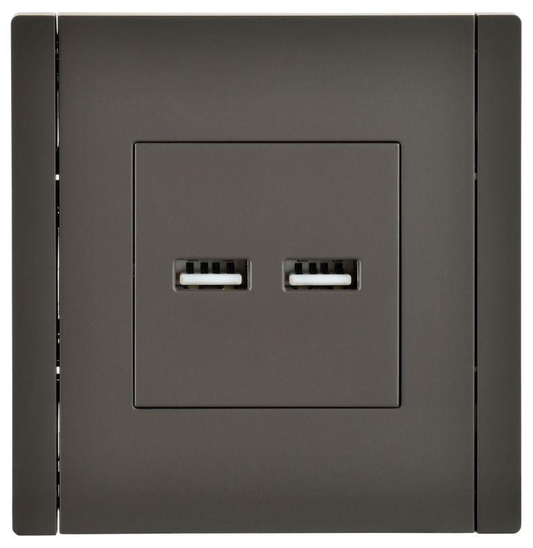 Розетка USB A+A 3.1А FORTE&PIANO FP349 сер. IEK FP-U21-D31-K03