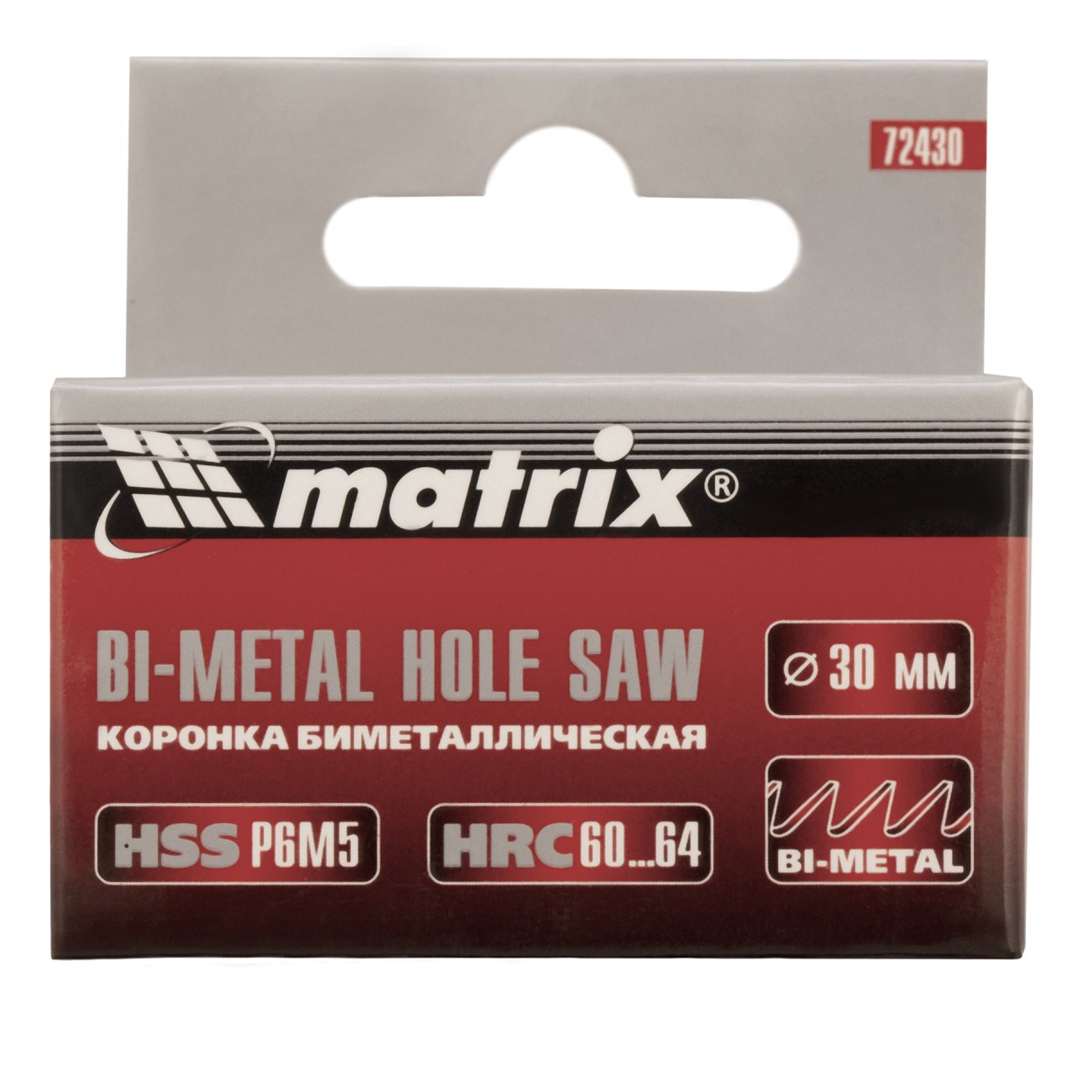 картинка Коронка Bimetal, 30 мм Matrix