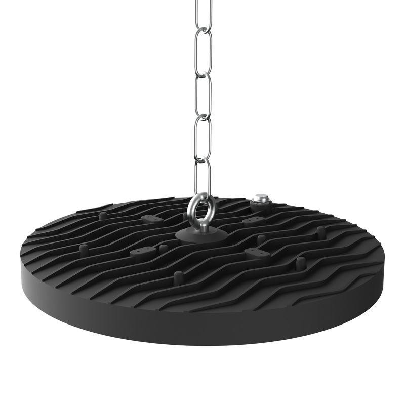 картинка Светильник светодиодный UFO LITE 100Вт 5000К IP65 10000лм d250х75 200-250В ДСП промышленный подвесной черн. GAUSS 821535300