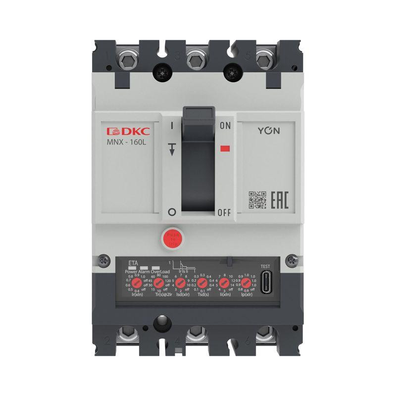 Выключатель автоматический 3P 160А 70кА pro MNX160L при AC415V расцепитель ETE YON MNX160L3PETE0160