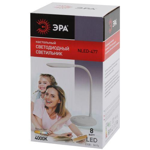 картинка Светильник NLED-477-8W-W настольный бел. ЭРА Б0041082