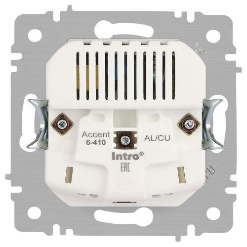 картинка Розетка 1-м СП Accent 6-410-06 16А IP20 250В P+E Schuko + 2хUSB защ. шторки перламутр. Intro Б0063700