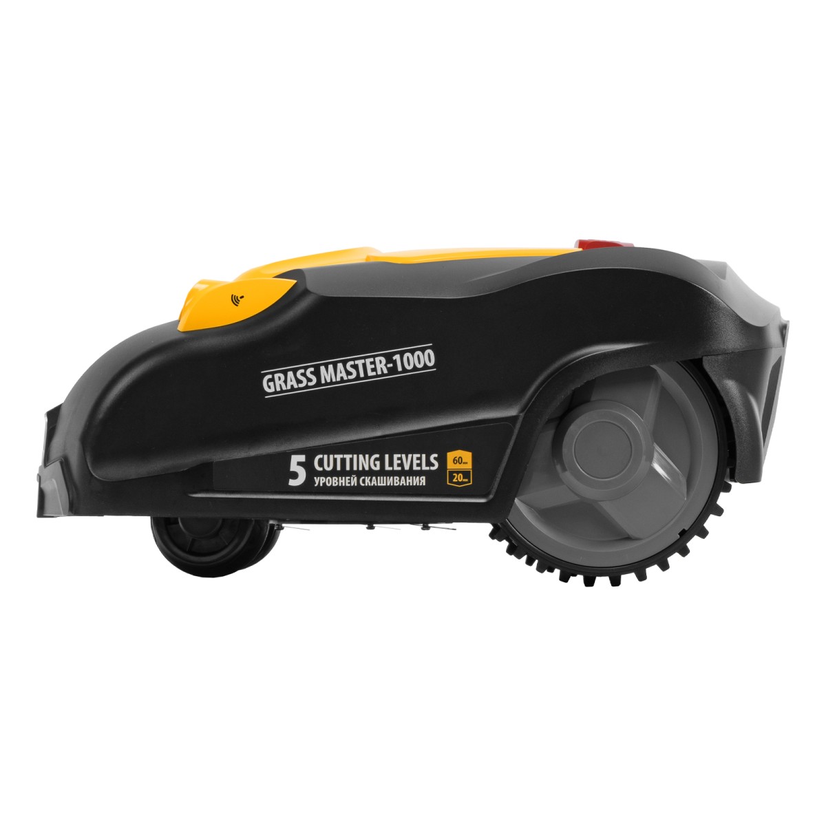 картинка Робот-газонокосилка Grass Master 1000 1000м², 3Ач, 28V, LCD дисплей, Denzel