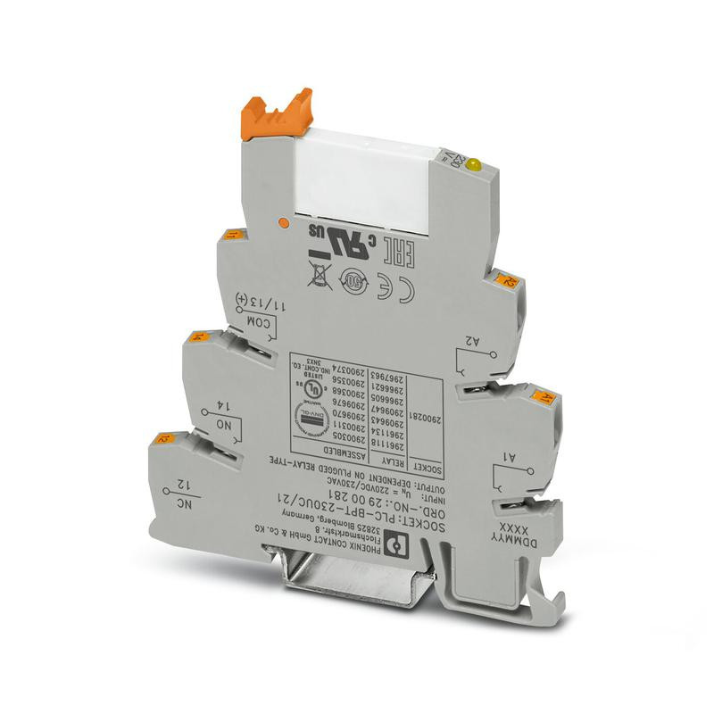Модуль релейный реле в наборе: база реле PLC BPT-230UC/21+вставное реле HF41F/60-ZST/60103001 (РПВМ-1-60D-1) СТЭЗ 0-2900305