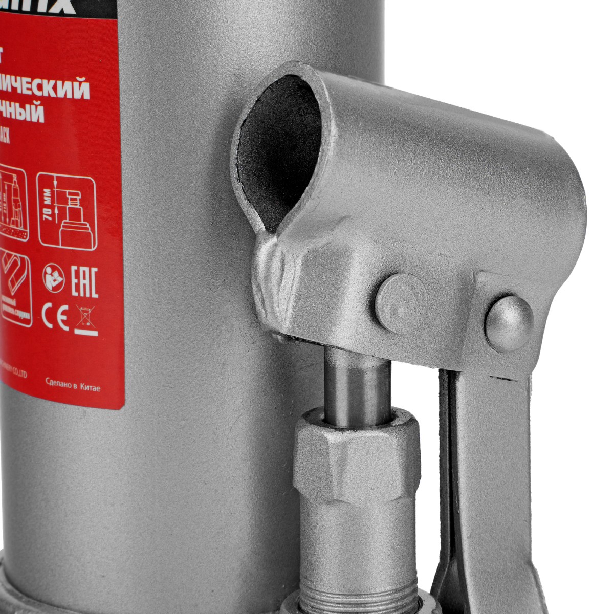 картинка Домкрат гидравлический бутылочный, 6 т, h подъема 216-413 мм, в пластиковом кейсе Matrix