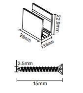 Комплект монтажных клипс для ленты NEON 1120 HB IP65 (уп.10шт) VARTON V4-NS-00.0053.STR-0012