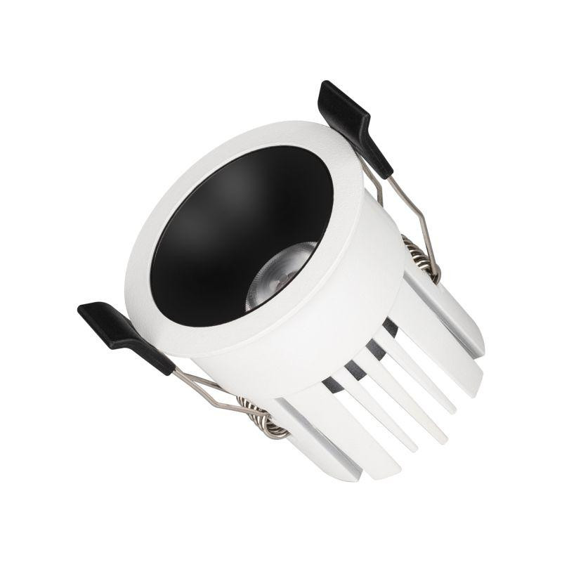 Светильник светодиодный MS-ATLAS-BUILT-R58-10W Warm3000 (WH-BK 35 deg 230В) IP20 металл Arlight 035454(1)