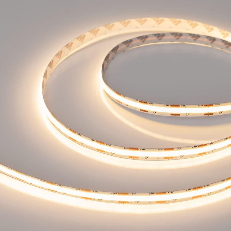 Лента светодиодная COB-X560-10mm 24V Warm 2700К 9.6Вт/м IP20 (уп.10м) Arlight 049061