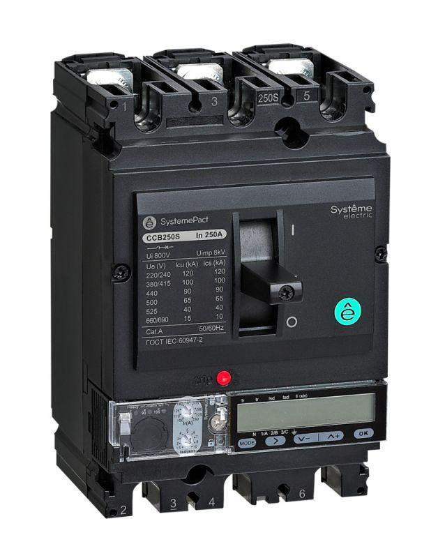 Выключатель автоматический SPC250 150кА S5.2E 3P3D 250А SE SPC250L25052E3DFC