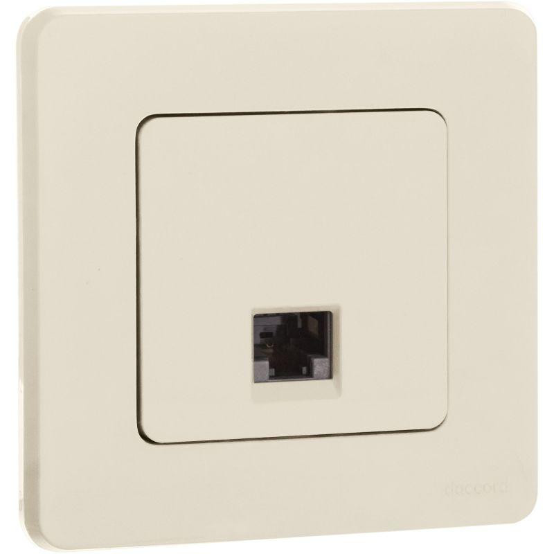 картинка Розетка компьютерная Inspiria RJ45 кат.5E UTP сл. кость Leg 673826