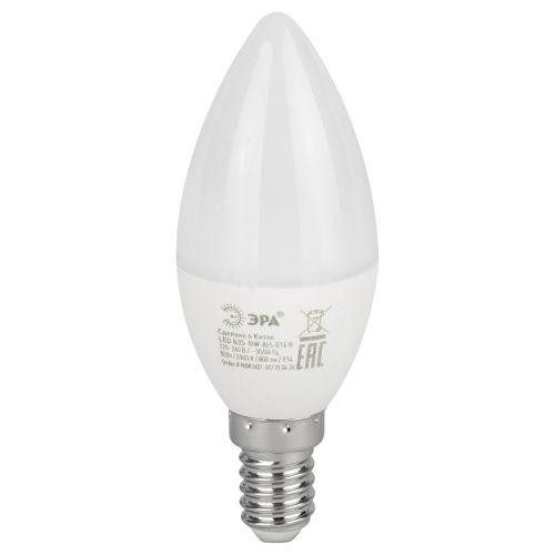 картинка Лампа светодиодная RED LINE LED B35-10W-865-E14 R 10Вт B35 свеча 6500К холод. бел. E14 Эра Б0045337
