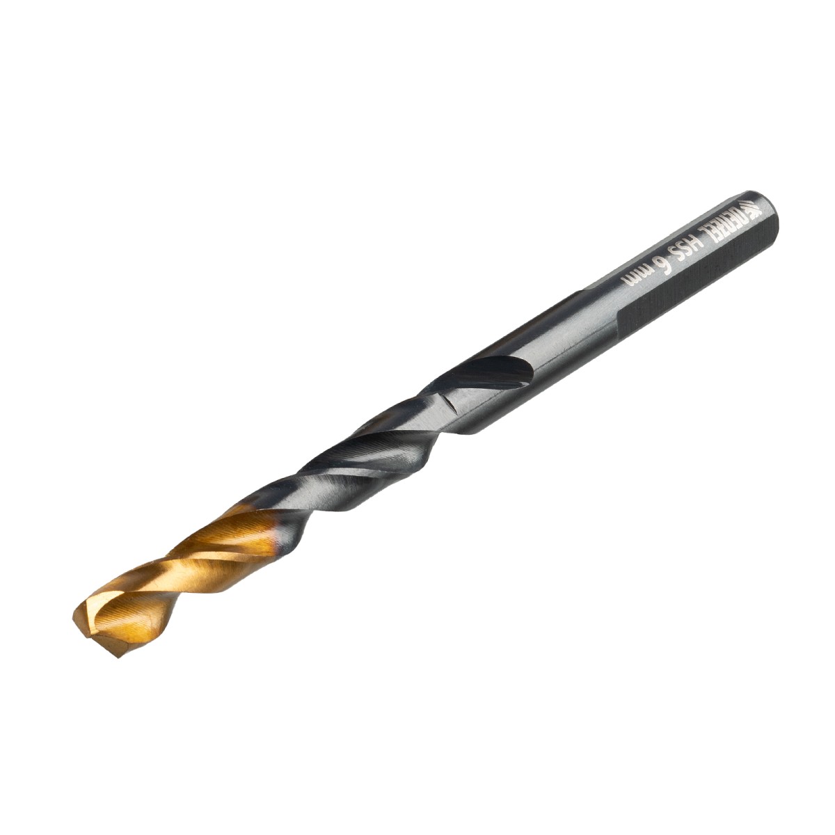 картинка Сверло по металлу, 6 мм, HSS-Tin, Golden Tip, 10 шт. Denzel