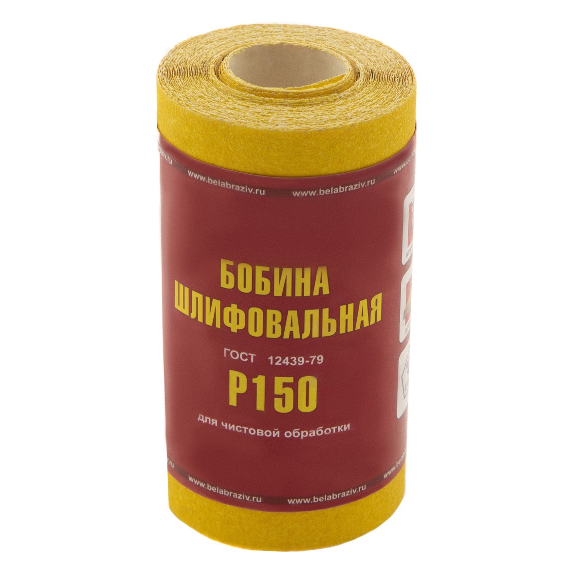 картинка Шкурка на бумажной основе, LP41C, зернистость 8Н(P 150) мини-рулон 100 мм х 5 м, "БАЗ"
