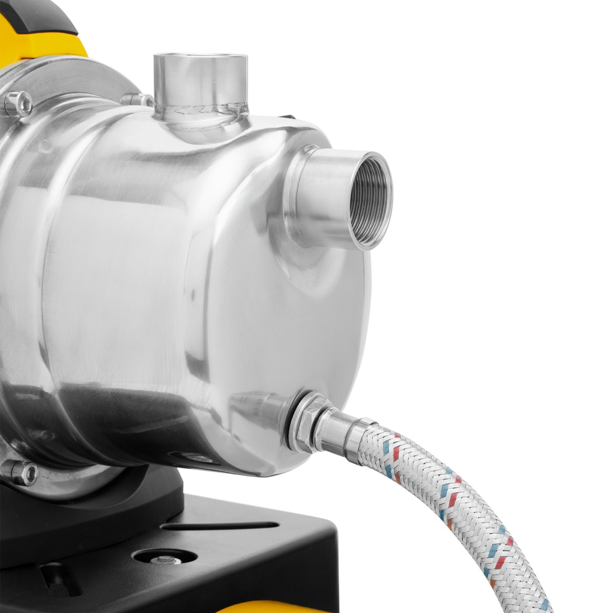 картинка Насосная станция WPS1200-24S, 1200 Вт, напор 45 м, 5000 л/ч, ресивер 24 л, нержавейка Denzel