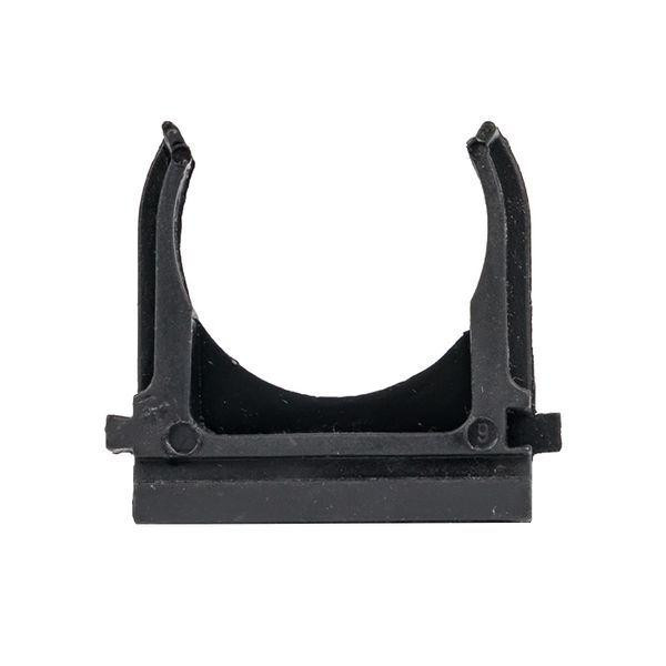 картинка Держатель для труб (клипса) d25мм черн. (уп.10шт) Plast EKF derj-z-25b