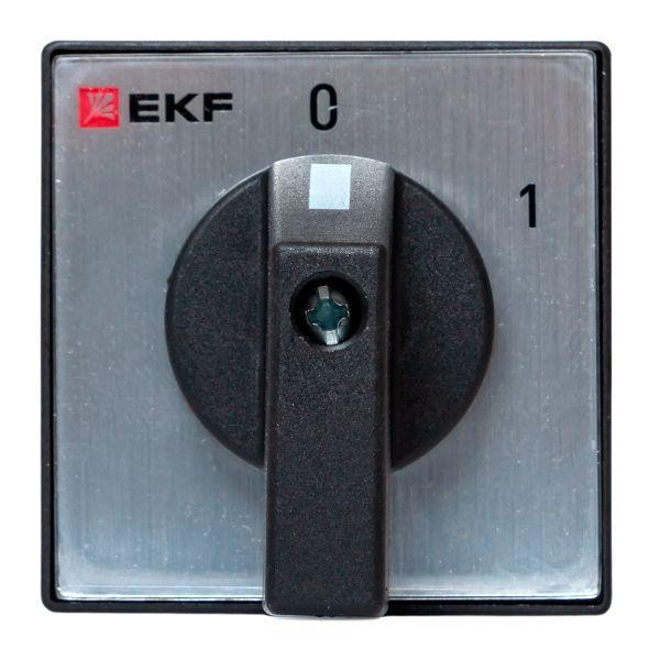 Переключатель кулачковый ПК-1-11 1п 25А "0-1" IP65 EKF pk-1-11-25-65