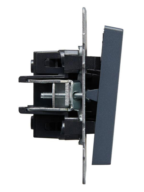 картинка Выключатель 3-кл. СП BRITE ВС10-3-0-БрМ 10А механизм маренго IEK BR-V30-0-10-K35