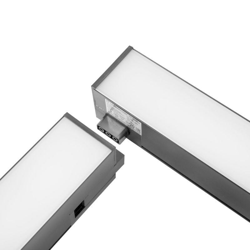 картинка Светильник светодиодный офисный LPL-6009 900х55х55 36Вт 4000К LED черн. Ultraflash 15547