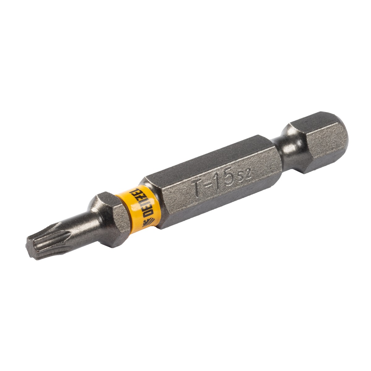 картинка Бита TX 15х50, сталь S2, шестигранный профиль, 10 шт. Е 6,3 Denzel