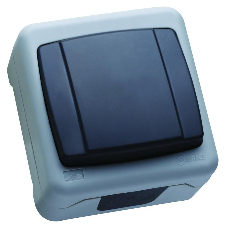 Выключатель проходной 1-кл. IP55 сер. Makel 36064005
