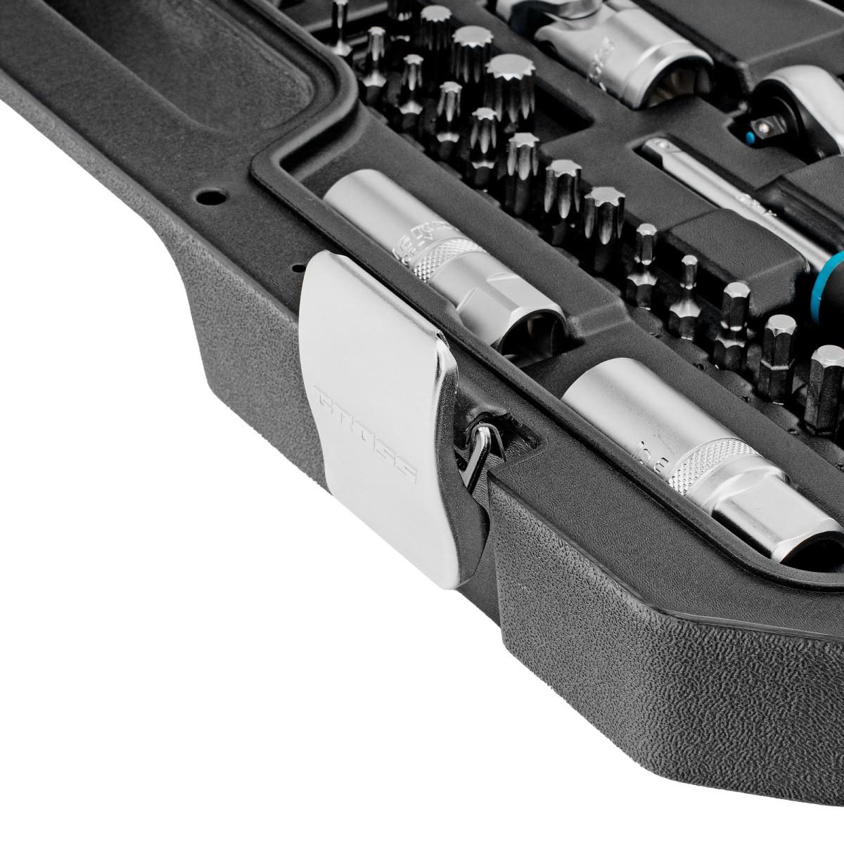 картинка Набор инструментов, 1/4", 1/2", CrV, 120 зубьев, 101 предмет Gross