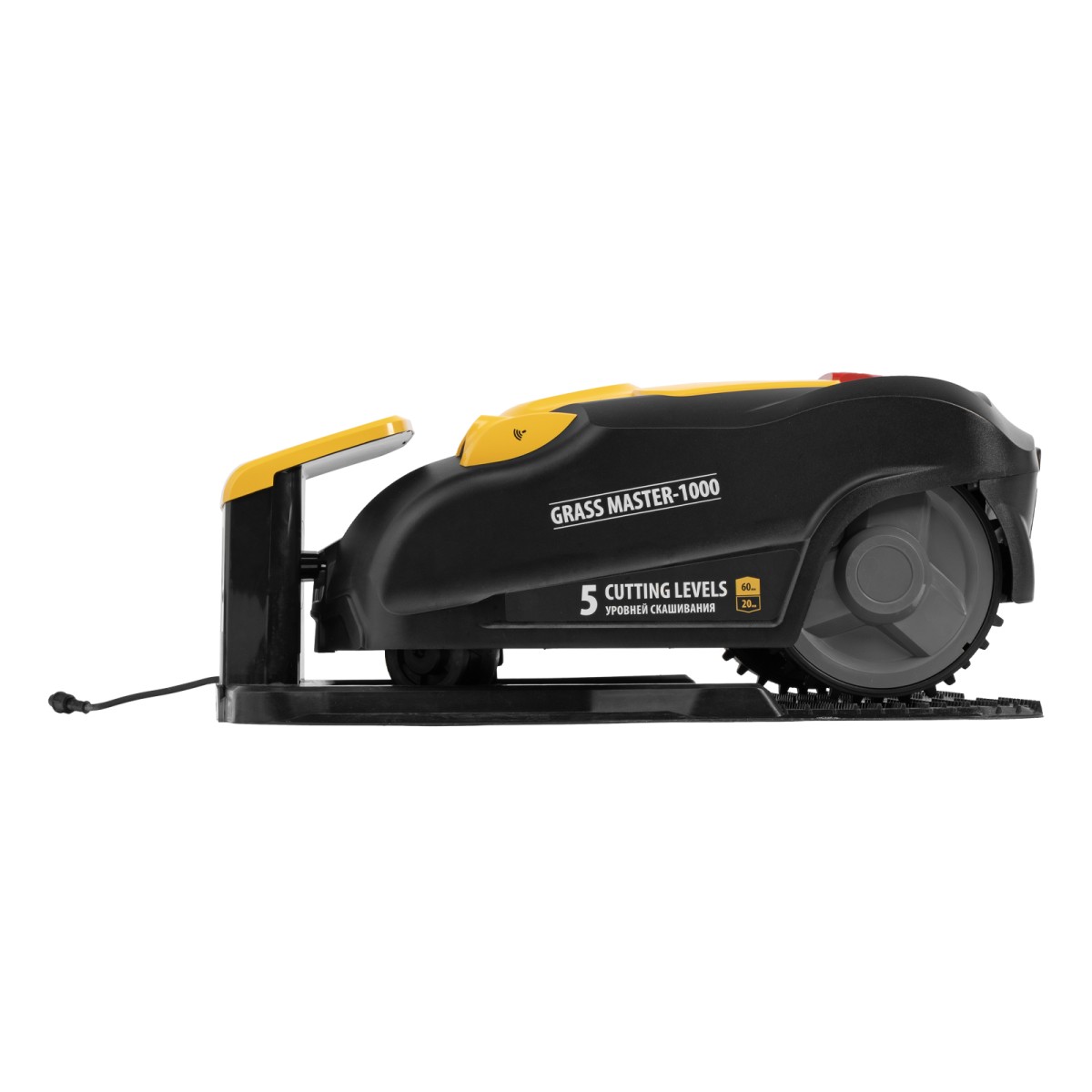картинка Робот-газонокосилка Grass Master 1000 1000м², 3Ач, 28V, LCD дисплей, Denzel