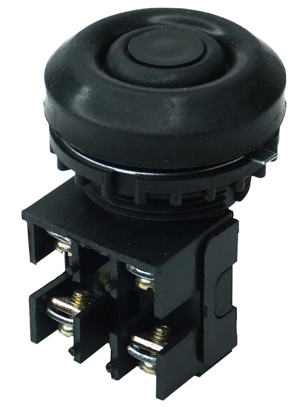 Кнопка ВК-30-10-11110-54/1з+1р черн. 10А IP54 Электротехник ET052701