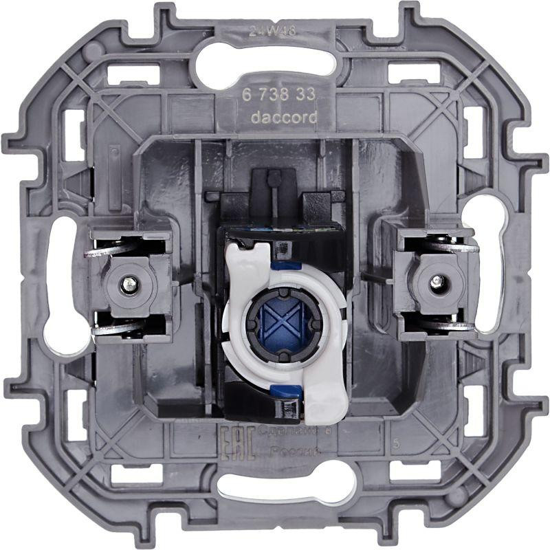 картинка Розетка компьютерная Inspiria RJ45 кат.6 UTP механизм антрацит IEK 673833