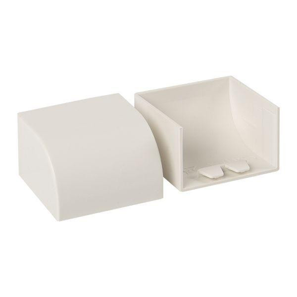 картинка Заглушка 40х25 бел. Plast PROxima (уп.4шт) EKF ecw-40-25x4